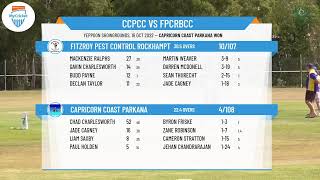 Capricorn Coast Parkana v Fitzroy Pest Control Rockhampton Brothers Cricket Club [upl. by Aubarta]