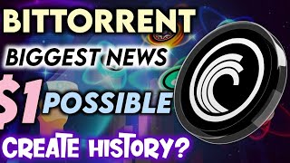 Bittorrent BTTC Coin Create History Again 🚀🥳 Bttc Coin Future 🔥 Crypto News Today [upl. by Ayekat]