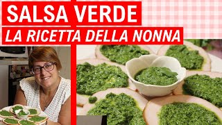 SALSA VERDE  La ricetta classica della mia nonna [upl. by Ahsennod]