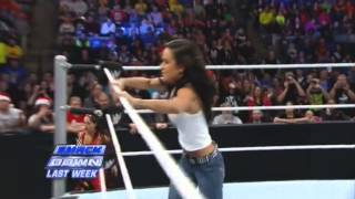 WWE Smackdown Brie Bella vs Naomi 12514 [upl. by Vladi459]