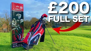 CHEAP PACKAGE SET CHALLENGE  £200 GOLF CLUBS [upl. by Eniarrol]