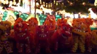 Lion Dancers at China Town Singapore [upl. by Valerian]