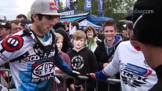 Aaron Gwin explains crash at Fort William 2011 [upl. by Appleton638]