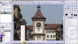 GIMP Basics 4  How to Crop and resize an image [upl. by Elleinnad]