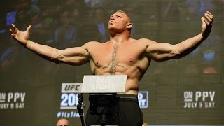 UFC 200 Brock Lesnar versus Mark Hunt Weigh In [upl. by Nicolais220]