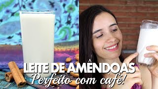 Como Fazer Leite de Amêndoas Caseiro  Receita Fácil e Vegana [upl. by Dryfoos836]