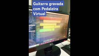 Som de uma guitarra com Pedaleira Virtual [upl. by Adnolahs872]