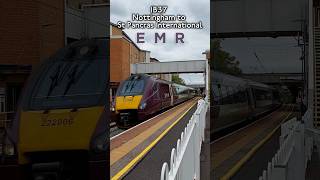 EMR Class 222 flies through Elstree amp Borehamwood 25th April 2024 [upl. by Duarte]