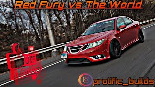 BIG TURBO SAAB 93 AERO XWD vs THE WORLD Dodge 392 SRT Audi S4 FBO MK7 GTI Kia Stinger [upl. by Akihsan]