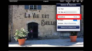 23 Comment creér un diaporama avec un iPad [upl. by Carlson]