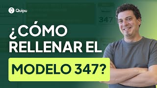 ✅ Cómo rellenar el MODELO 347 casilla por casilla ✍🏼 2024 [upl. by Sibilla442]