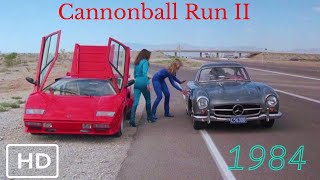 THE CANNONBALL RUN II 1984 intro countach cannonballrun lamborghini [upl. by Atazroglam]