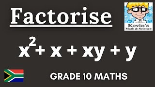 Grouping Factorisation grade 10 [upl. by Eannyl]