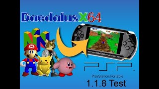 Daedalusx64 118 on PSP test [upl. by Asillem]