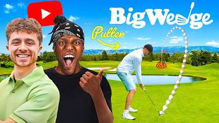 YOUTUBERS CONTROL BIG WEDGE GOLF [upl. by Adnohsed]