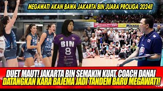 🔴DUET MAUT Jakarta BIN Semakin Kuat coach Danai Datangkan Kara Bajema jadi Tandem Baru Megawati [upl. by Avril]