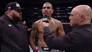 UFC 268 Alex Pereira Octagon Interview [upl. by Sainana360]