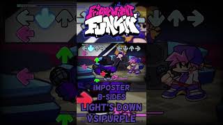 FNF BF VS Purple Lights Down fnf fnfmod short shorts shortvideo shortsvideo shortsfeed [upl. by Nawek]