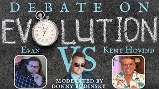 Evolution Debate  Is There Enough Evidence to Discredit Evolution  Dr Kent Hovind vs Evan [upl. by Hars]