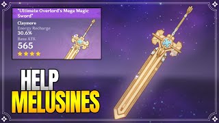 Help Melusines from Merusea Village  Ultimate Overlords Mega Magic Sword 【Genshin Impact】 [upl. by Werdna]