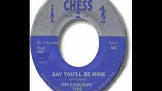 Ecuadors  SAY YOULL BE MINE  Moonglows Harvey Fuqua Etta James  1959 [upl. by Oinotnaesoj]