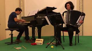 Livio Minafra amp Eugenia Cherkazova play Tarantella di Kircher [upl. by Brubaker]