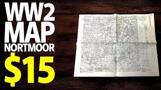 15  WW2 British Canadian War Office 1944 Map Nortmoor Germany Sheet  Military Antiques Toronto [upl. by Malilliw271]