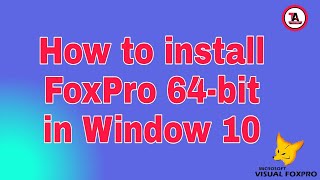 How to Install Fox Pro 64bit in Window 10  Subscribe Techno AbhijeeT [upl. by Dowzall]