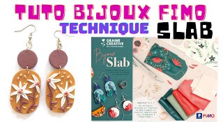 COMMENT FAIRE UN BIJOUX SLAB EN PATE FIMO NUANCIER ET PAS A PAS [upl. by Winzler97]