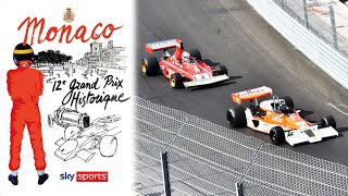 2021 Monaco Historique Qualifying  Classic F1 cars race around Monte Carlo [upl. by Egidio]