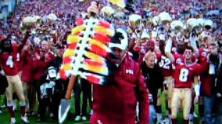 Bobby Bowden FSU throws spear before Gator Bowl [upl. by Mikel]