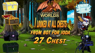 AQW I LOOKED AT ALL THE CHESTS BY BOT IM LOOKING FOR AN ITEM FOR IODA SHOP İDS AQWorlds [upl. by Jethro482]