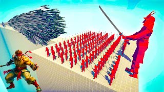 100x SAMURAI  GIANT vs EVERY GOD 🏹 Totally Accurate Battle Simulator TABS [upl. by Yasdnil432]