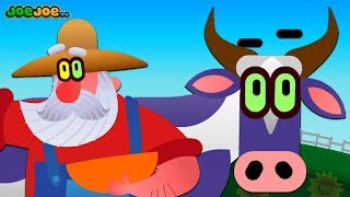 Old MacDonald had a Farm For Kids  Kindergarten Rhymes amp Kids Songs  Farm Animals  JoeJoe TV [upl. by Adnael]