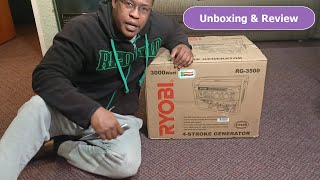 Ryobi Generator RG3500 Unboxing amp Review unboxing review ryobi [upl. by Thedric]