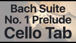 Learn Bach Suite No 1 Prelude on Cello  How to Play Tutorial [upl. by Hameerak396]