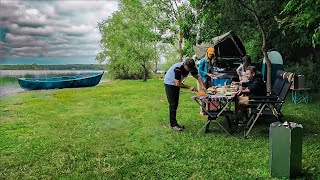 Göl kıyısında bilgincampers ailesi ve çok sevdiğim timnivreskala kardeşim ile kamp [upl. by Bilat735]