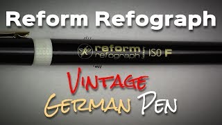 Reform Refograph Isograph Technical Pen Review Germany Vintage [upl. by Delphina]