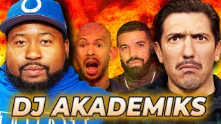 DJ Akademiks REACTS to Andrew Tate Drake amp Kanye West [upl. by Reseta685]