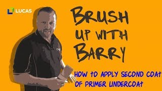 How to Apply the 2nd Coat of Primer Undercoat to Woodwork [upl. by Leamhsi39]