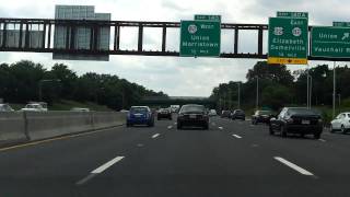 Garden State Parkway Exits 142 to 135 southbound [upl. by Imotih]