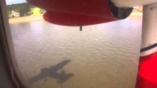 Flying over the mighty Essequibo River to Baganara Island [upl. by Graehl529]