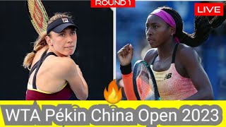 Live Gauff vs Alexandrova Live Stream  WTA Beijing Open 2023  Coco Gauff vs Ekaterina Alexandrova [upl. by Eceeryt]