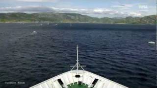 Hurtigruten Minutt for Minutt  the complete voyage in 37 minutes [upl. by Nnyre818]