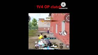 1V4 op clutch pubg mobile [upl. by Tnecniv]