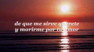 Alvaro Torres  De Que Me Sirve Quererte lyrics [upl. by Bea]