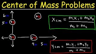 Center of Mass Physics Problems  Basic Introduction [upl. by Critta250]