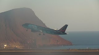 Aviones en el Aeropuerto Tenerife Sur [upl. by Artemisia362]