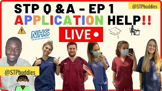 Ep 1 STP Q amp A  Application Help  STP Buddies Live [upl. by Aleta488]