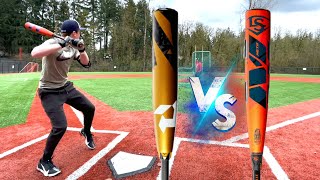 DeMarini Zoa 8 vs Louisville Slugger Meta 8  USSSA Baseball Bat Review [upl. by Asirrak852]